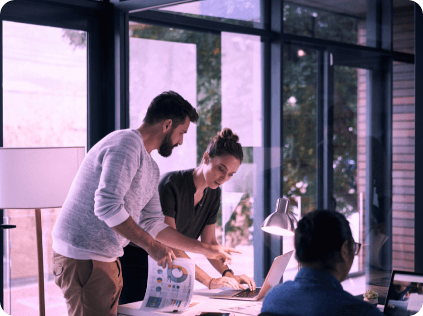 Pessoas em uma reunião
